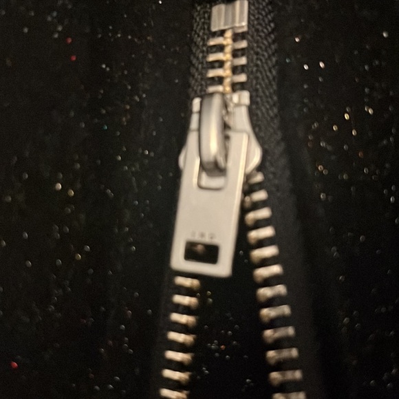 IRO black speckle suede moto jacket size 38…. This is a 10!!! - Picture 11 of 11